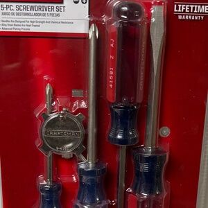 Sears Craftsman USA 🇺🇸 Nos 🔥 5Pc. Screwdriver Set 41809